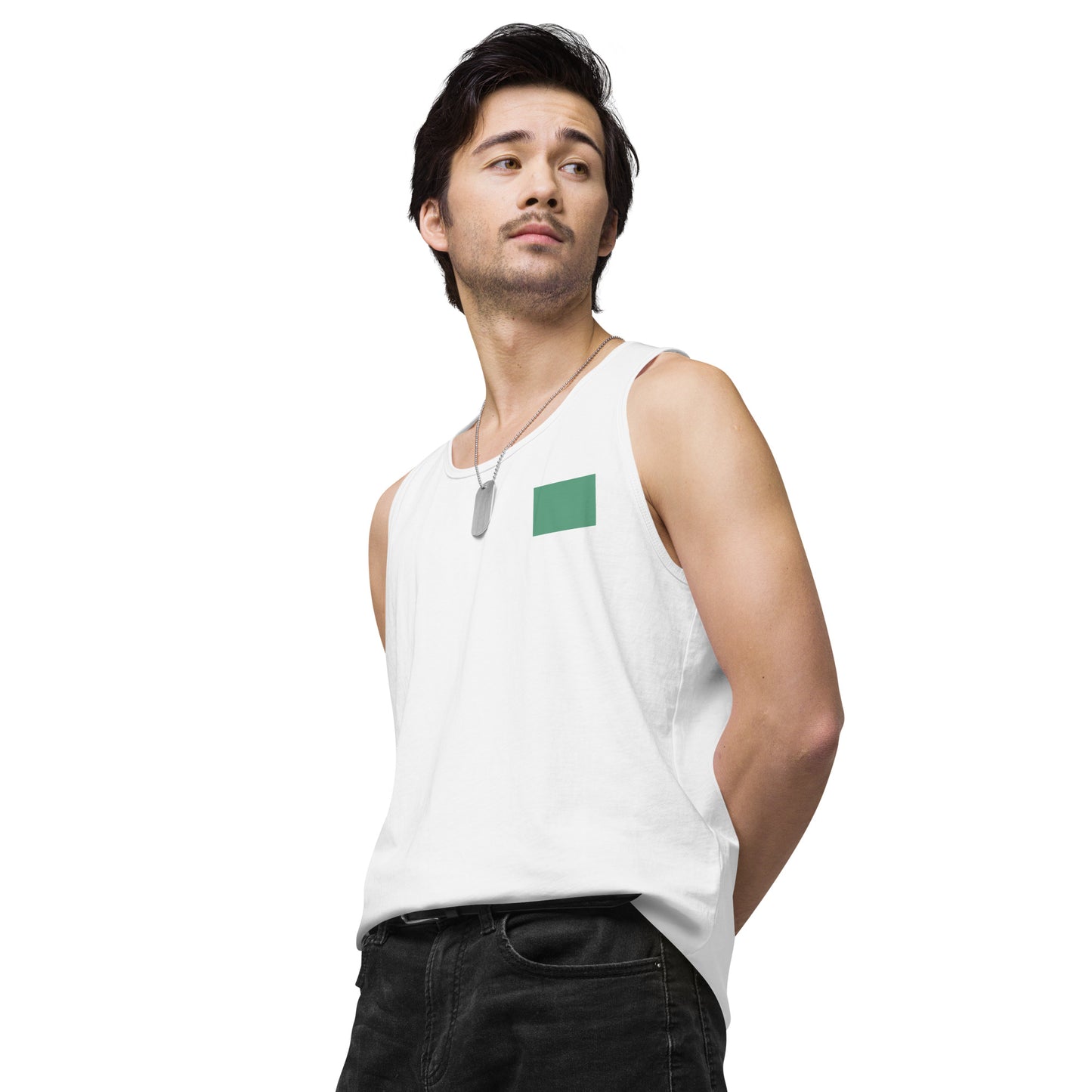 Men’s Premium Turquoise Label tank top