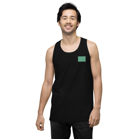 Men’s Premium Turquoise Label tank top
