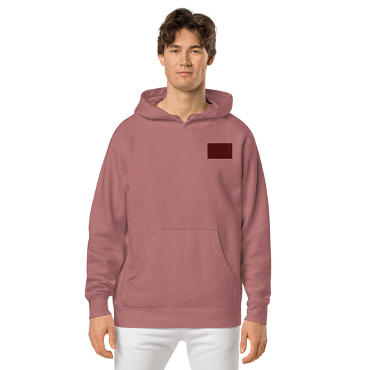 Unisex Maroon MDB Label Hoodie